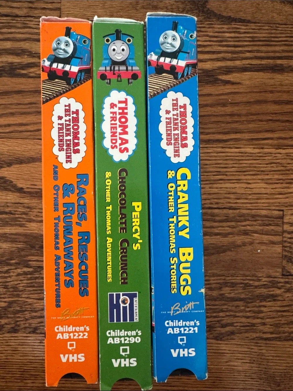 Vintage Thomas the Tank Engine & Friends 3 VHS Lot